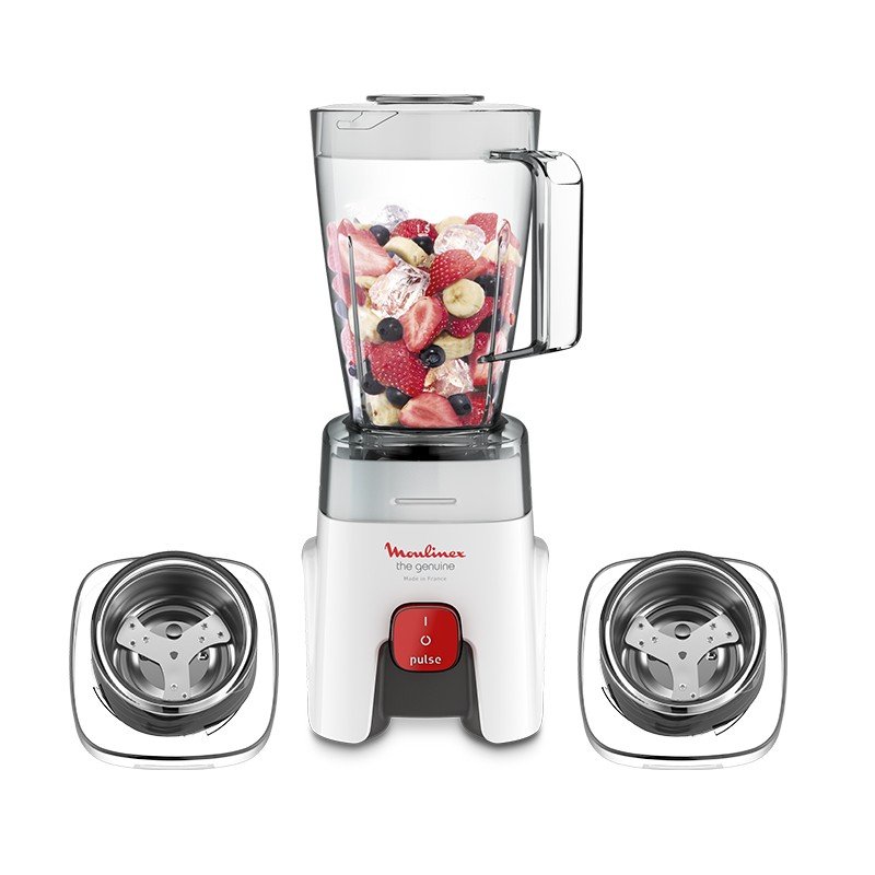 Blender Moulinex The Genuine 500W Avec Râpe Et Moulin À Café