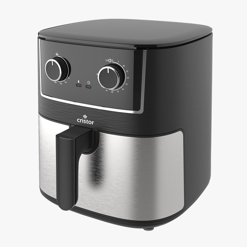 Air Fryer CRISTOR Noir Inox 7.2L 1650W