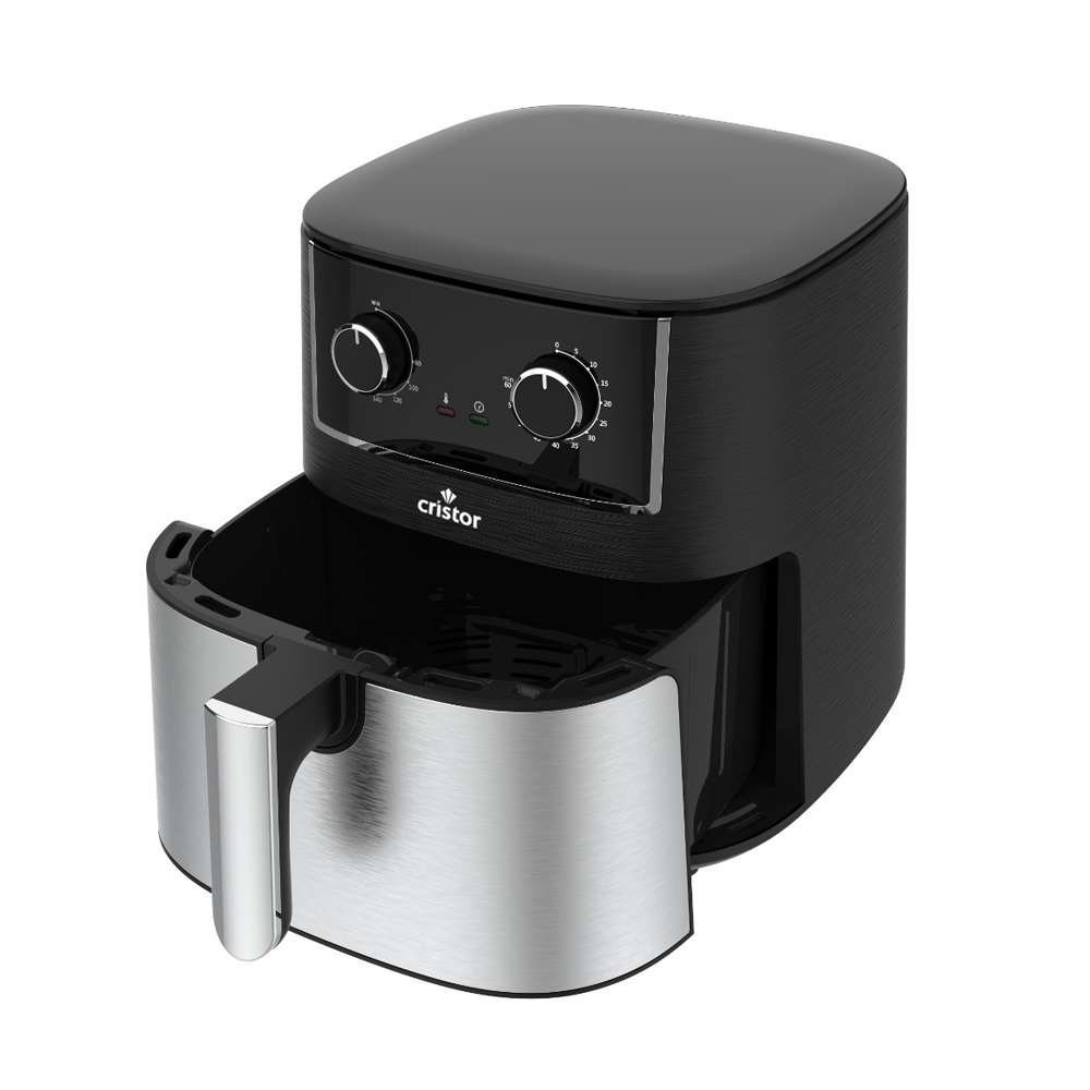 Air Fryer CRISTOR Noir Inox 7.2L 1650W