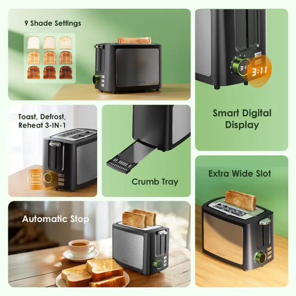 ORAIMO Toaster EU OTT-201A Graphite Grey DS EG