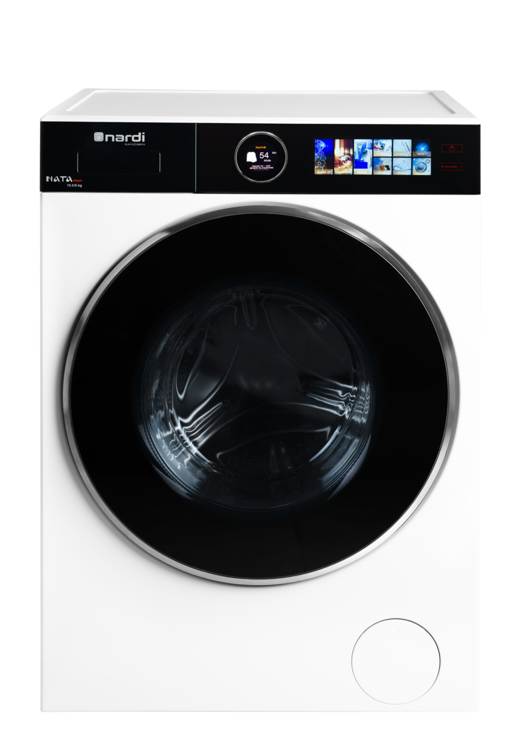 Machine à Laver Frontal NARDI NATA SMART Moteur Direct Drive Blanche 10,5/6 KG