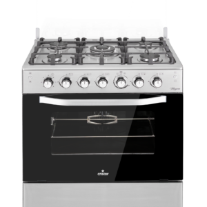 Cuisinière Cristor Magicia  5 feux Inox Noir 80cm