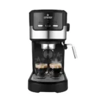 Machine A Café 3 en 1 CRISTOR Capsules et Café moulu  Noir Inox 20 BARS-1100 W