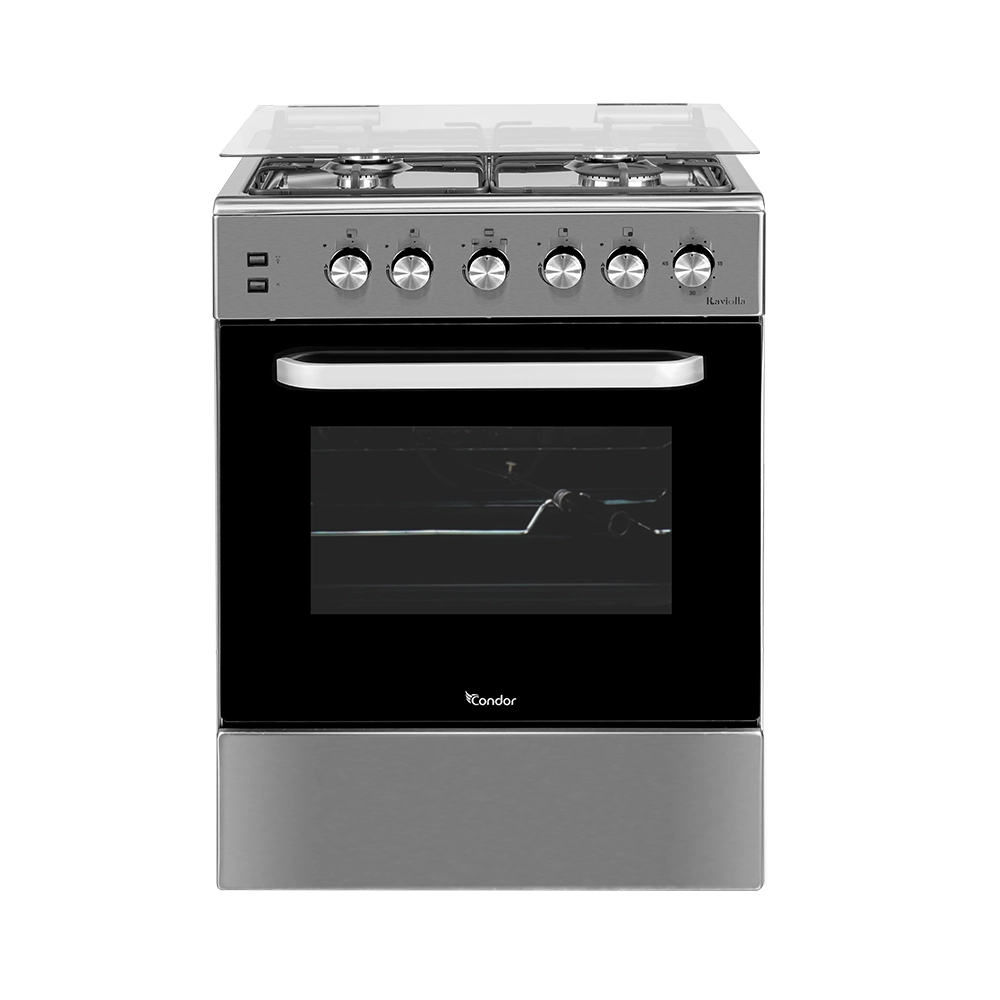 Cuisinière Condor Raviolla 4 Feux Full Inox 60 cm