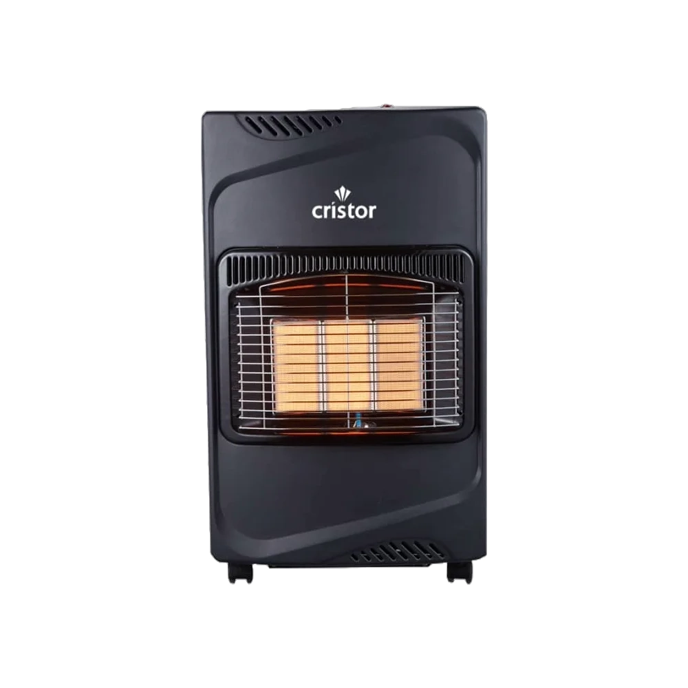 Radiateur A Gaz Butane CRISTOR -4200 W- Mobile - Pliable - Noir RGB-CR43PN