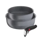 Poêles TEFAL Ingenio Natural Force Lot 2 poêles 24/28 cm + poignée L3969102