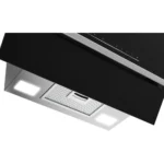 Hotte Murale Décorative Whirlpool Connectée Wi-Fi Noire 60 cm