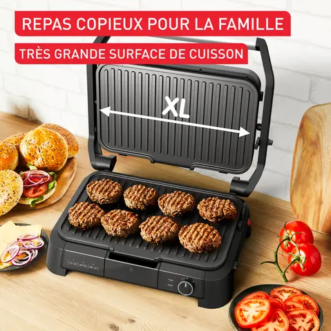 Grille Viande TEFAL  SuperGrill 3-en-1 XL