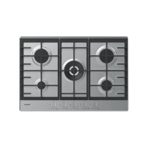 Table de cuisson Rosières 5 Feux Inox Wok avec Thermocouple et Grille en Fonte