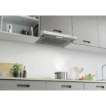 Hotte Casquette aspirante CANDY Inox - 300 m3/h CFT62/4W