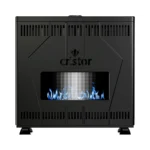 VOLCANO Radiateur A Gaz CRISTOR 14KW Détecteur CO Noir