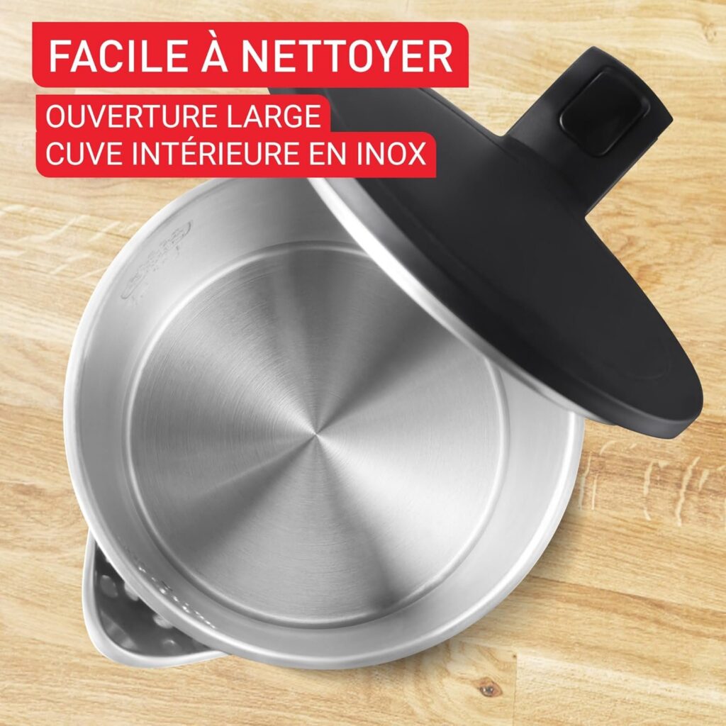 Bouilloire électrique TEFAL Thermo protect, Noir KO1408E0