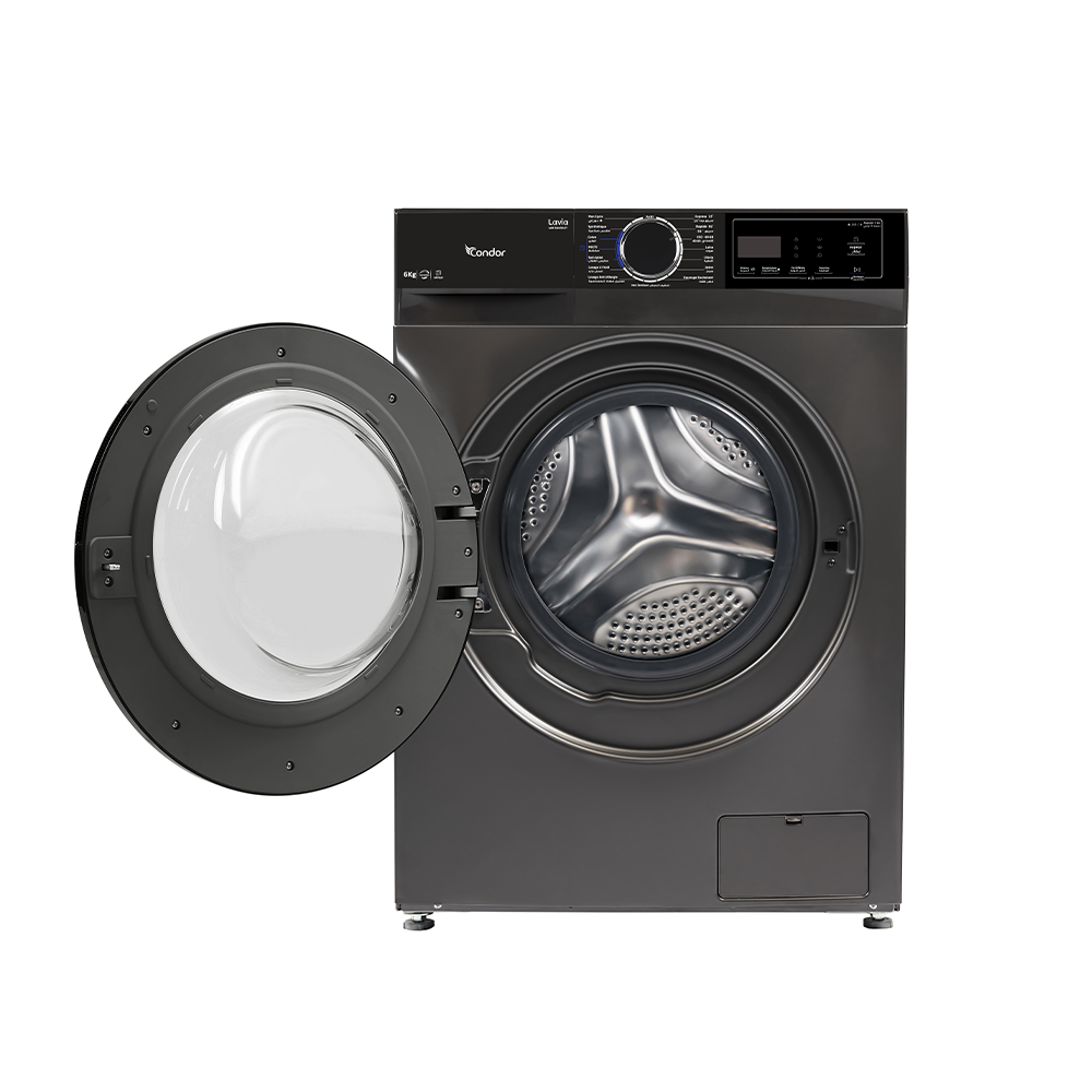 Machine à Laver CONDOR Frontal Lavia BLDC Inverter Titan Grey 6 kg