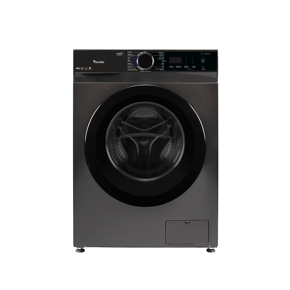 Machine à Laver CONDOR Frontal Lavia x BLDC Inverter Titan Grey 08 kg