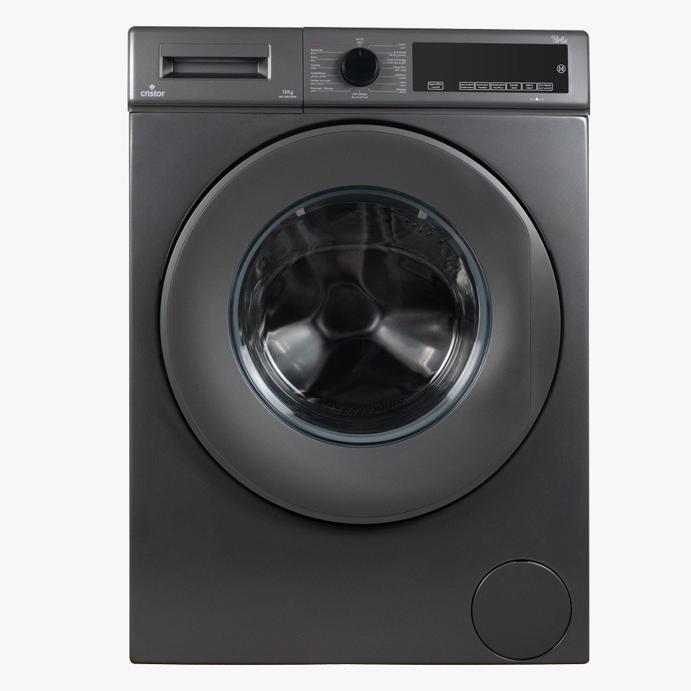 Machine à Laver BELLA CRISTOR  Dark Inox 12 kg
