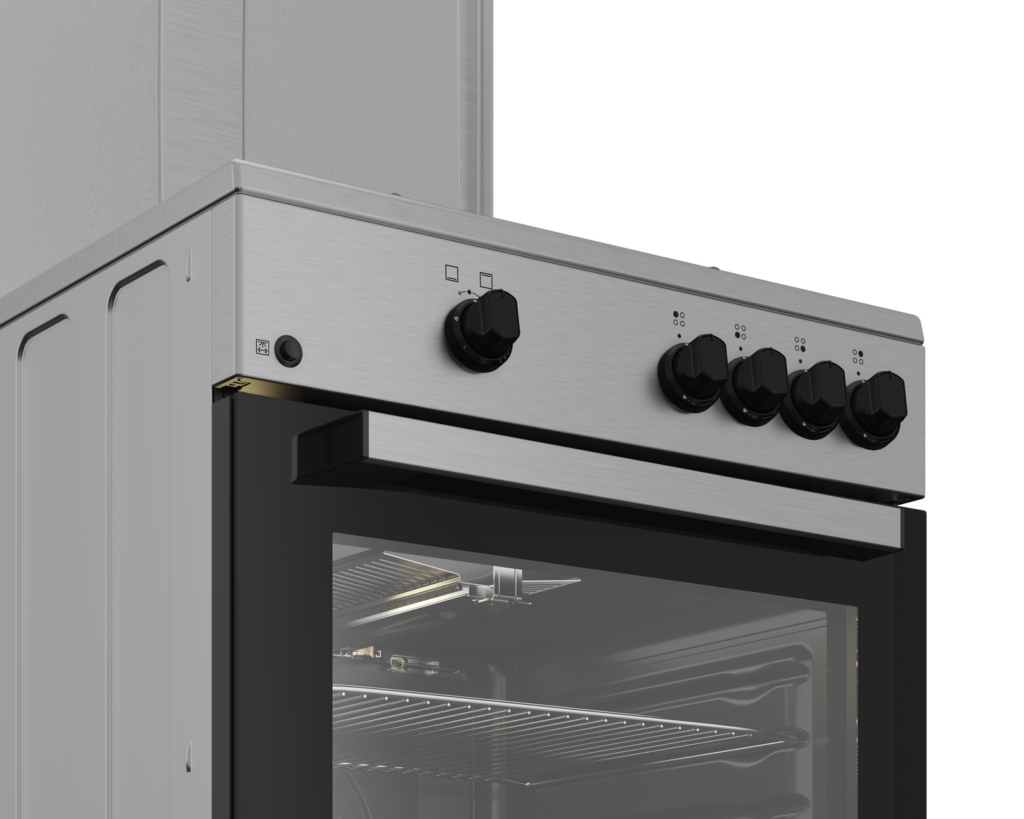 Cuisinière GAZ/GAZ Whirlpool  INOX  60 CM 62L
