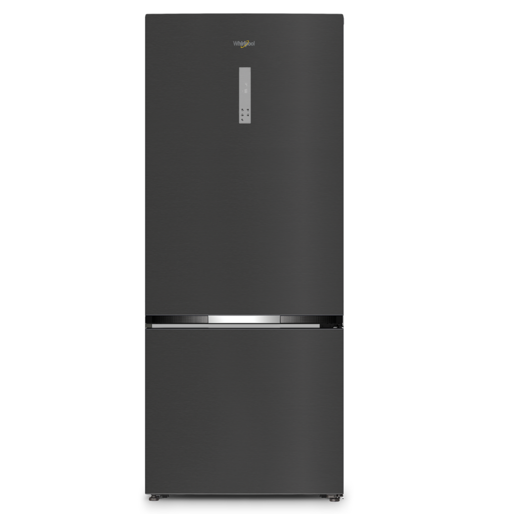Réfrigérateur Combiné Whirlpool 6th Sense Inverter Dark Inox 509 L