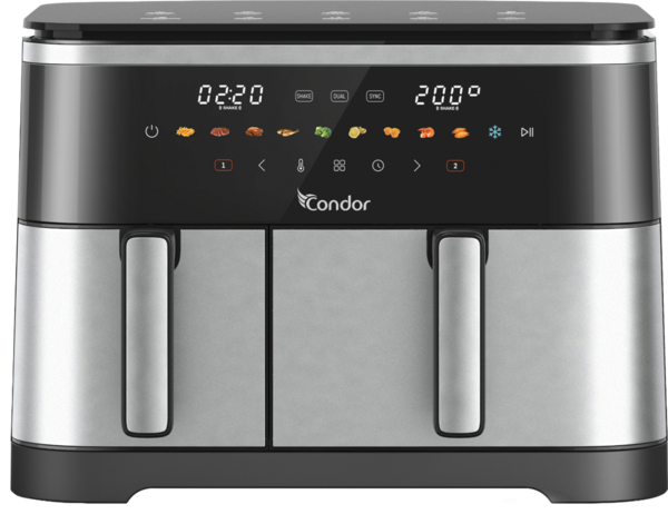 Air fryer Condor Double bacs 11L