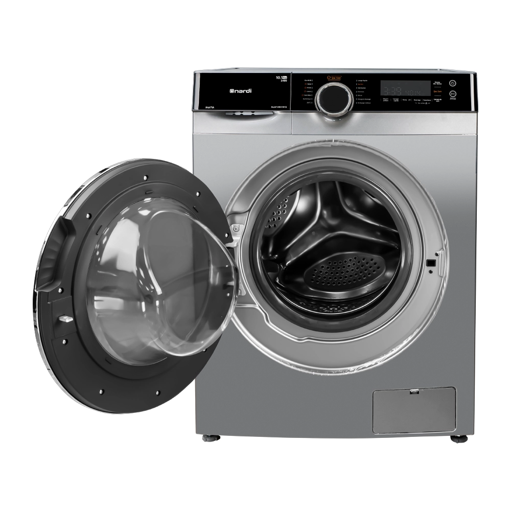 Machine à Laver Frontal NARDI NATA Moteur Inverter Grise 10,5 KG