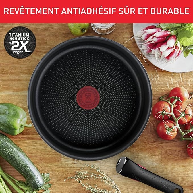 Batterie de cuisine Tefal 20 pièces Ingenio Emotion