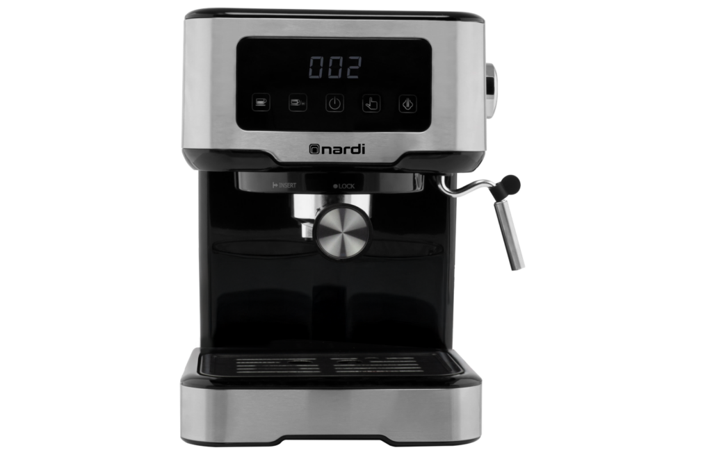 Machine à Café digital NARDI 2 en 1 Capsules & Café Moulu INOX 20bars
