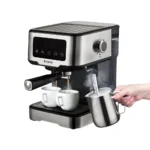 Machine à Café digital NARDI 2 en 1 Capsules & Café Moulu INOX 20bars