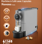 Machine à café à capsule CONDOR HAVANA Silver