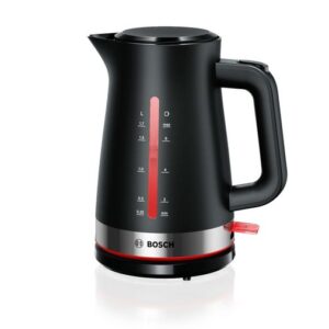 BOUILLOIRE BOSCH MYMOMENT 1.7LT/2400W EN PLASTIQUE SANS FIL NOIR